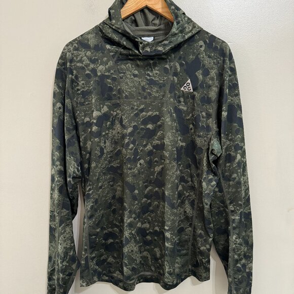 Nike ACG Other - Nike ACG Lava Tree UV Hiking Hoodie Dri-FIT Outdoor Men Size S DH7217-355 NEW